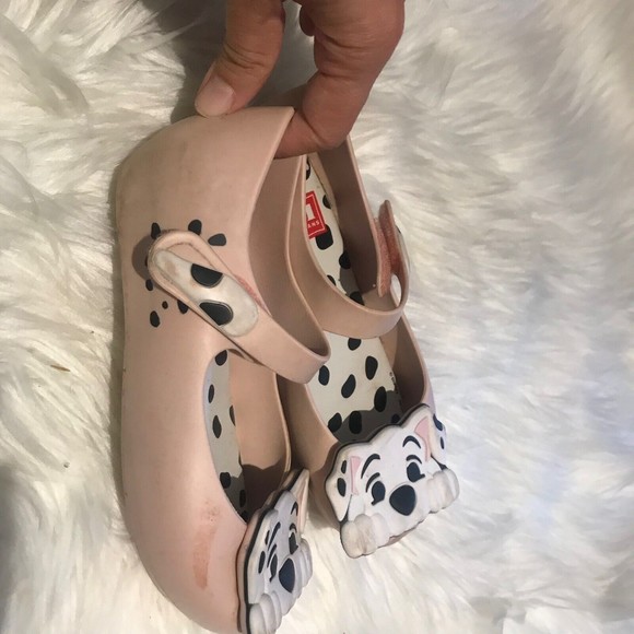 Mini Melissa Blush Ultragirl 101 Dalmatian Shoes US 12k - Picture 4 of 8